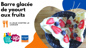 Barres glacées yahourt et fruits